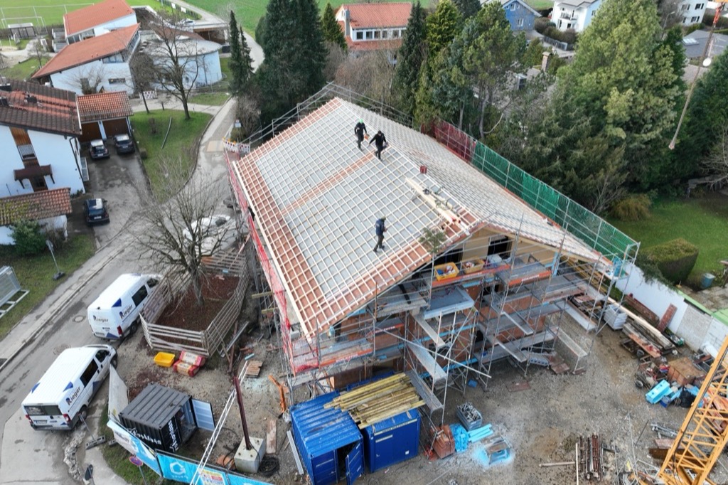 Luftaufnahme Dachfläche